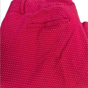 Pretty pink tiny polkadot pants by the limited like new